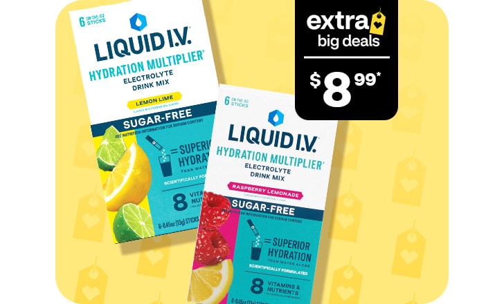 Extra Big Deals, $8.99. Liquid I.V.