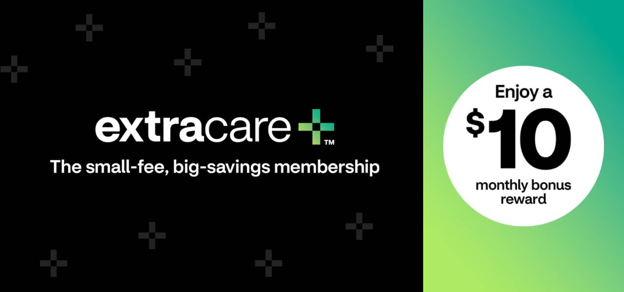 ExtraCare® logo; formerly CarePass, ExtraCare Plus™ logo