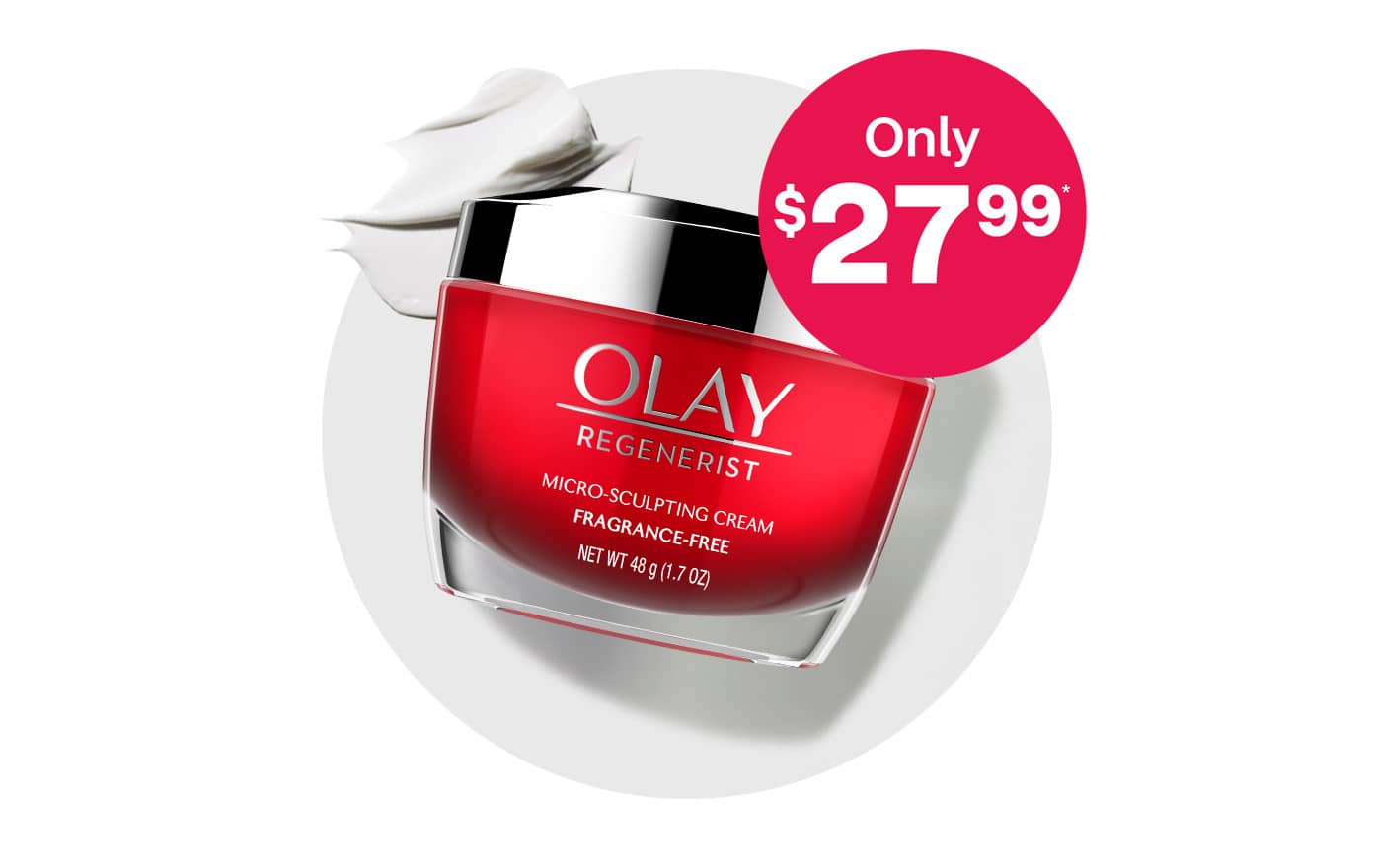 Only $27.99, Olay Regenerist facial cream