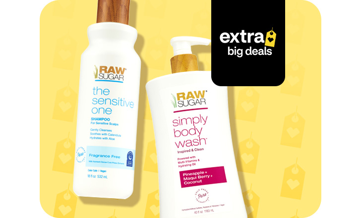Two Raw Sugar branded body care items