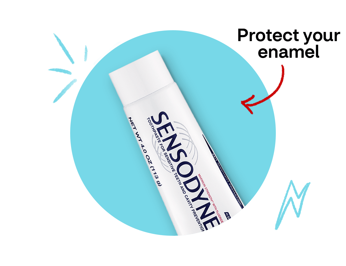 Protect your enamel, toothpaste