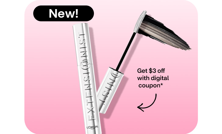 New! Get $3 off with digital coupon, L'Oréal Paris Extensionist mascara