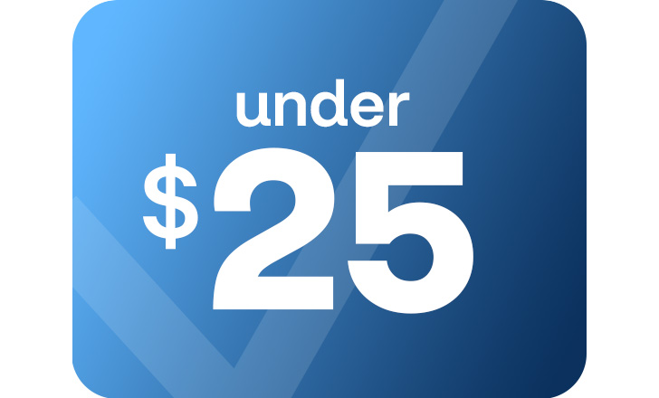 Under $25