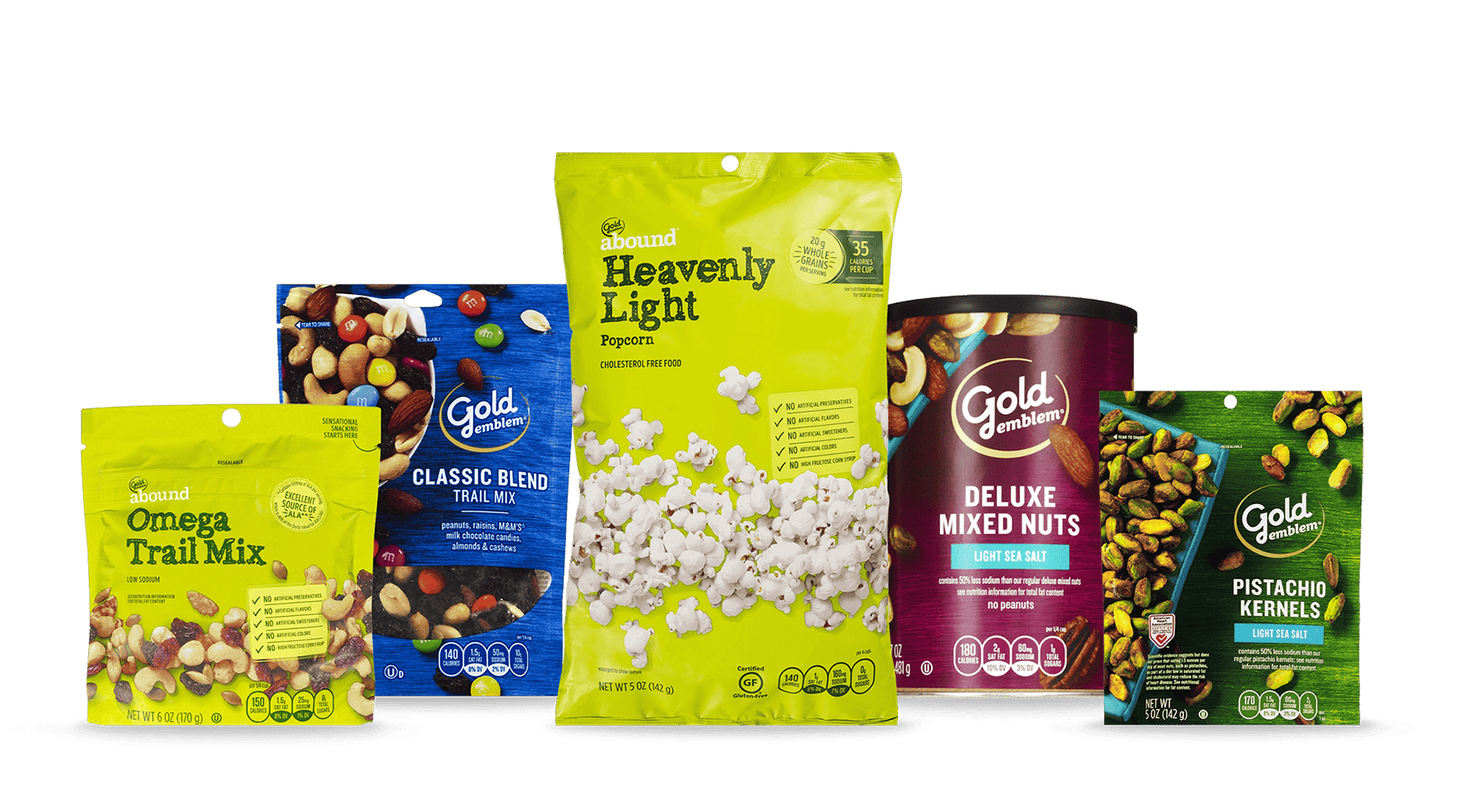 CVS® brand Gold Emblem® and Gold Emblem abound® snacks and treats