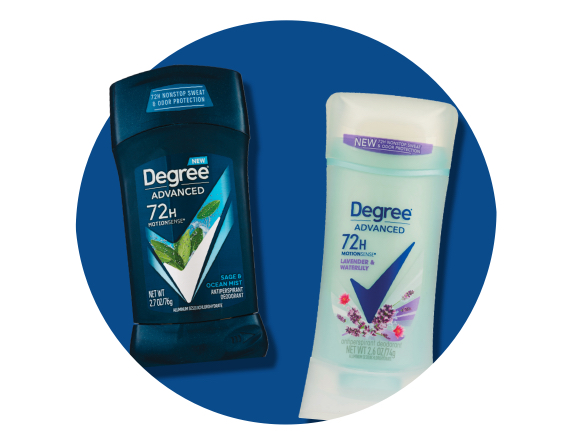 Dove and Degree products.