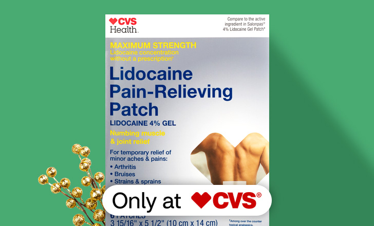 CVS Health Lidocaine Pain-Relieving Patch, only at CVS