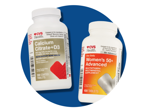 CVS Health vitamins and supplements.