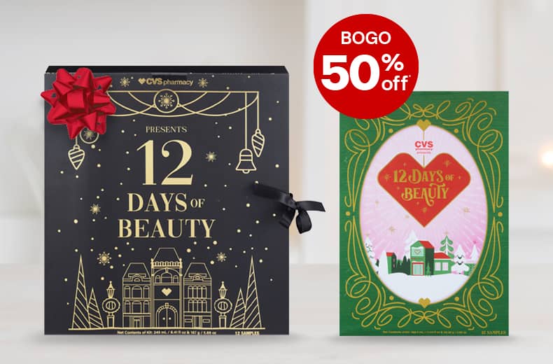 Buy 1 get 1 50% off + Spend $30 get $10 ExtraBucks on advent calendars