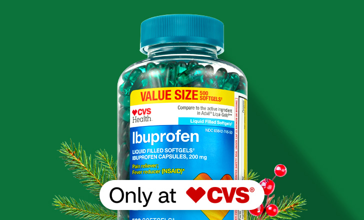 CVS Health Ibuprofen value size softgels, only at CVS