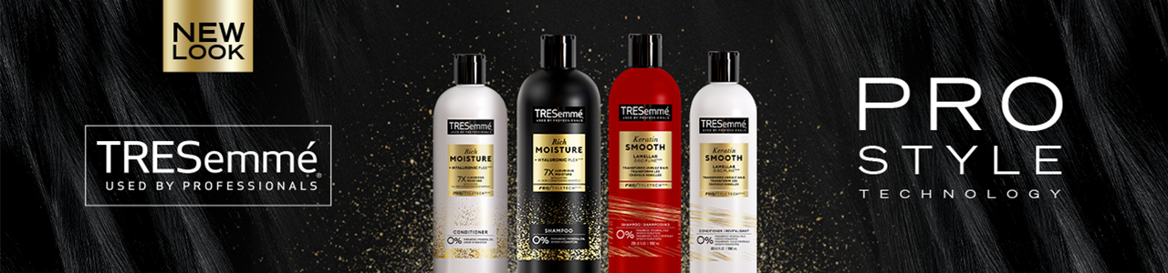 NEW LOOK TRESemme USED BY PROFESSIONALS 4 hair care products PRO STYLE TECHNOLOGY