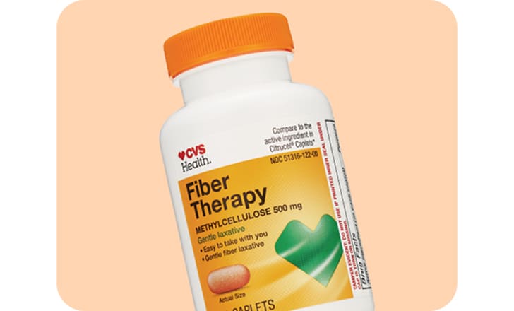 CVS health brand fiber therapy tablets.