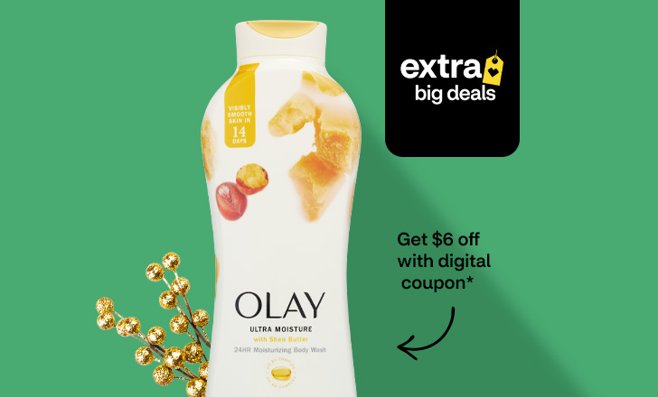 Get $6 off with digital coupon, Olay Ultra Moisture body wash