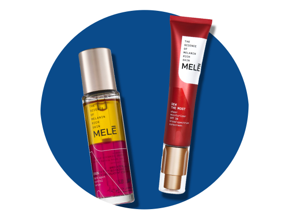 Mele skin care products.