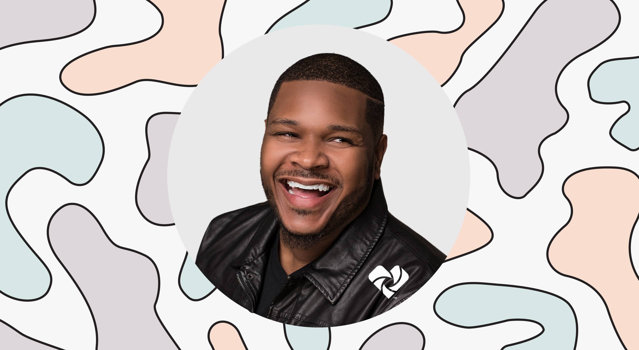 Portrait of Calvin Quallis, Beauty unaltered logo