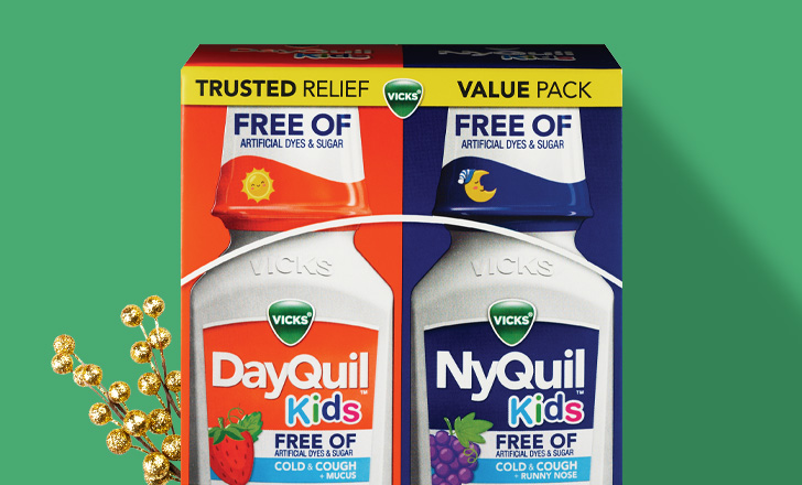 Vicks DayQuil and NyQuil children's cold and cough remedy value pack