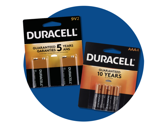 Duracell batteries.