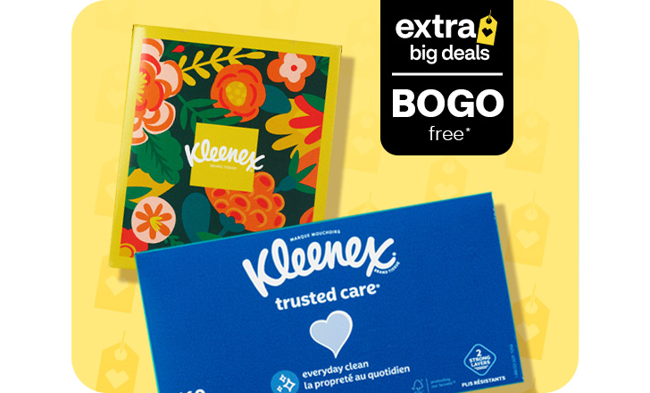 Buy one, get one free, Kleenex facial tissues