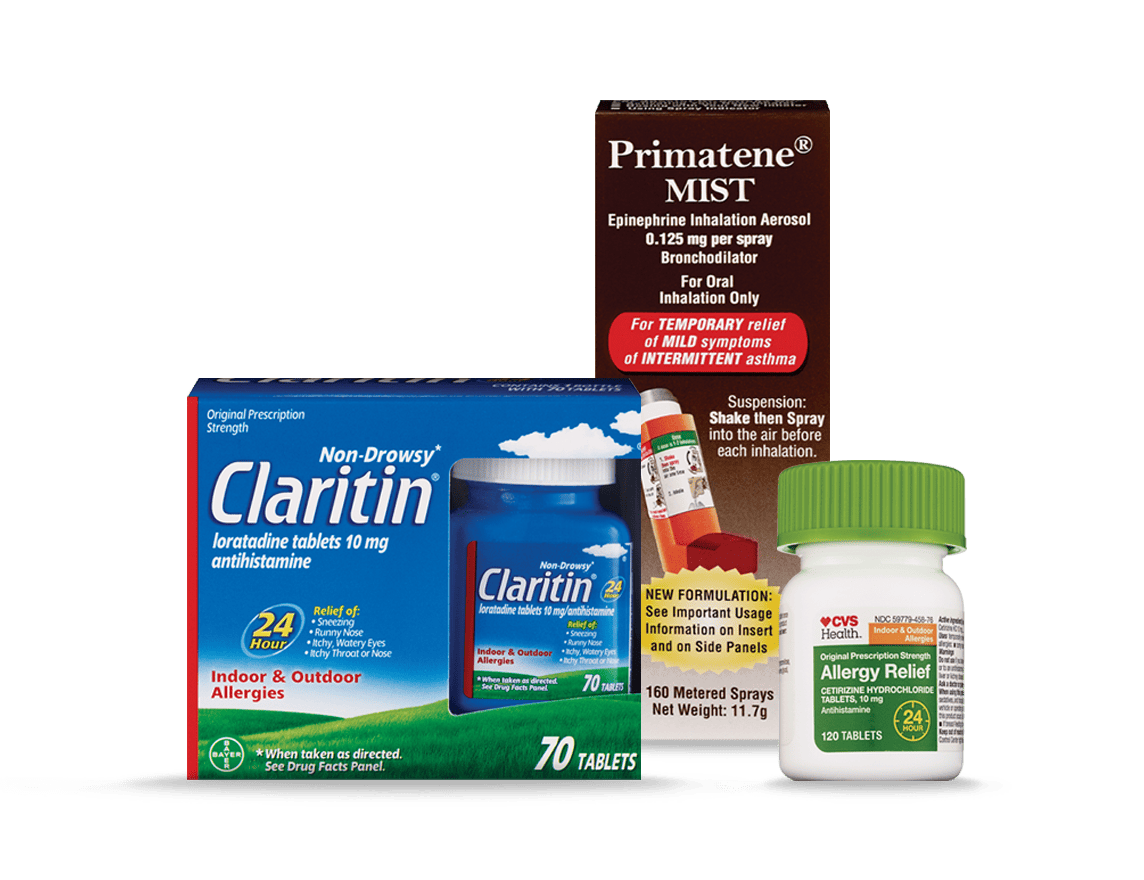 Allergy relief products