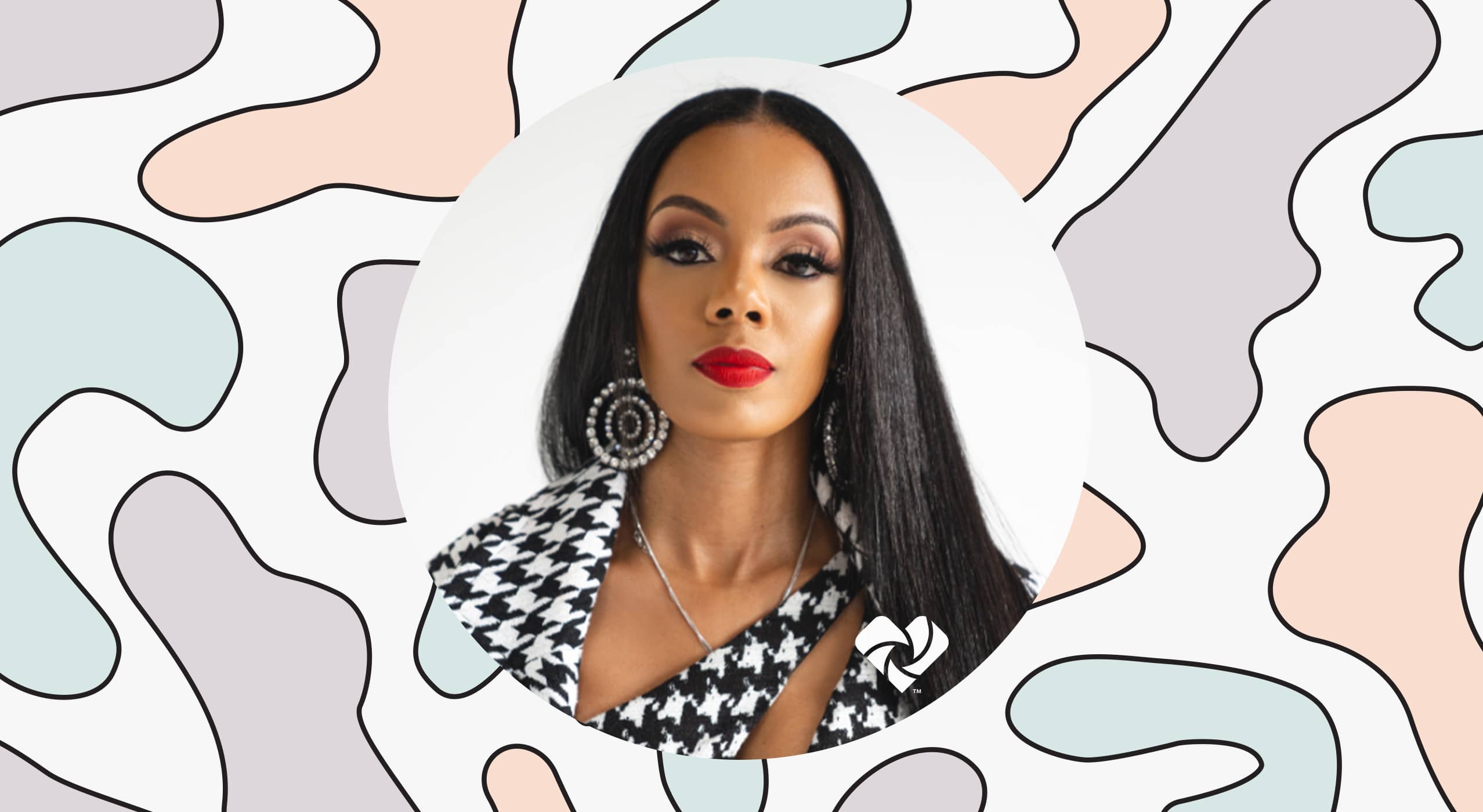 Portrait of Monique Rodriguez, Beauty unaltered logo