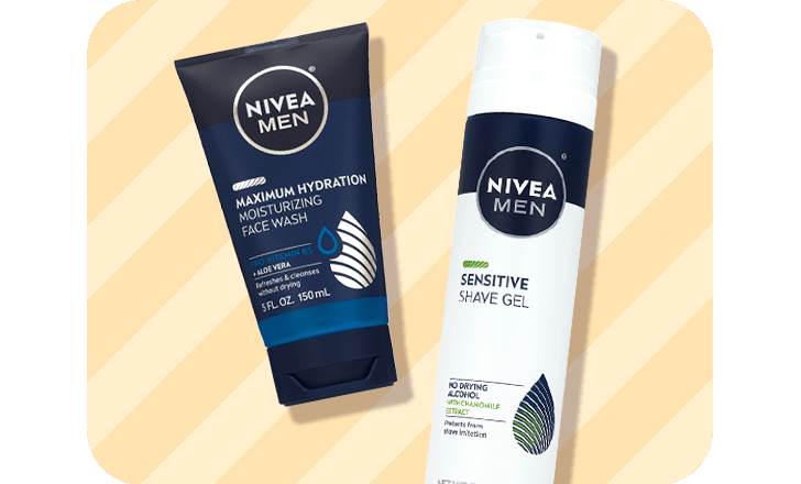 Nivea Men face wash and shave gel