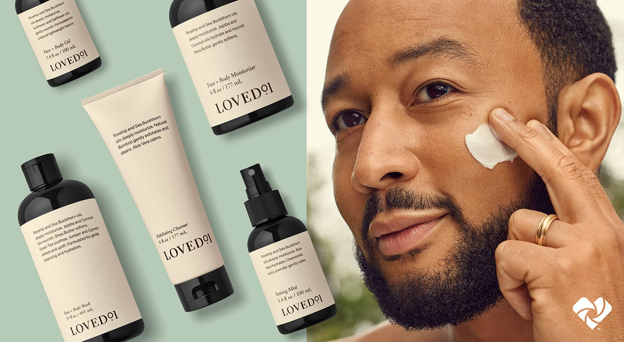 Loved01 skin care products, Beauty Unaltered logo