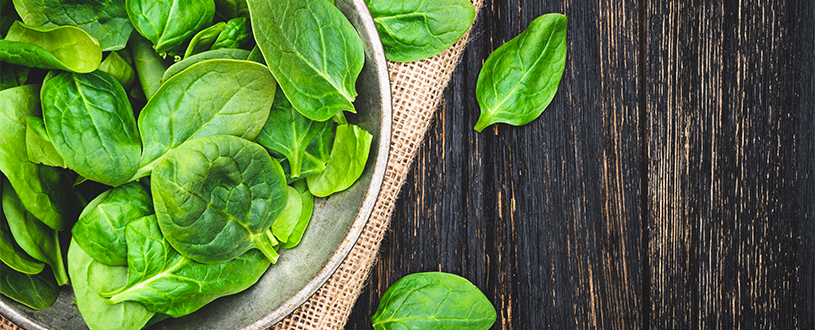Bowl of spinach