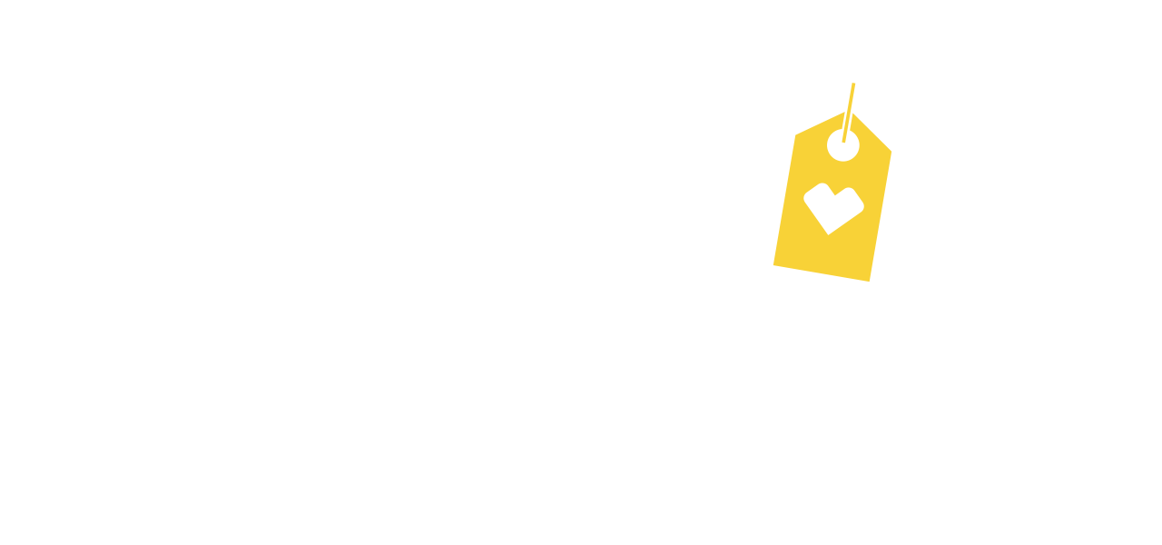 Extra extra big deals and a yellow tag with a CVS heart.