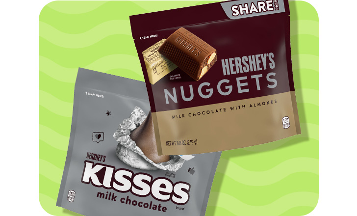 Hershey's Kisses and Nuggets