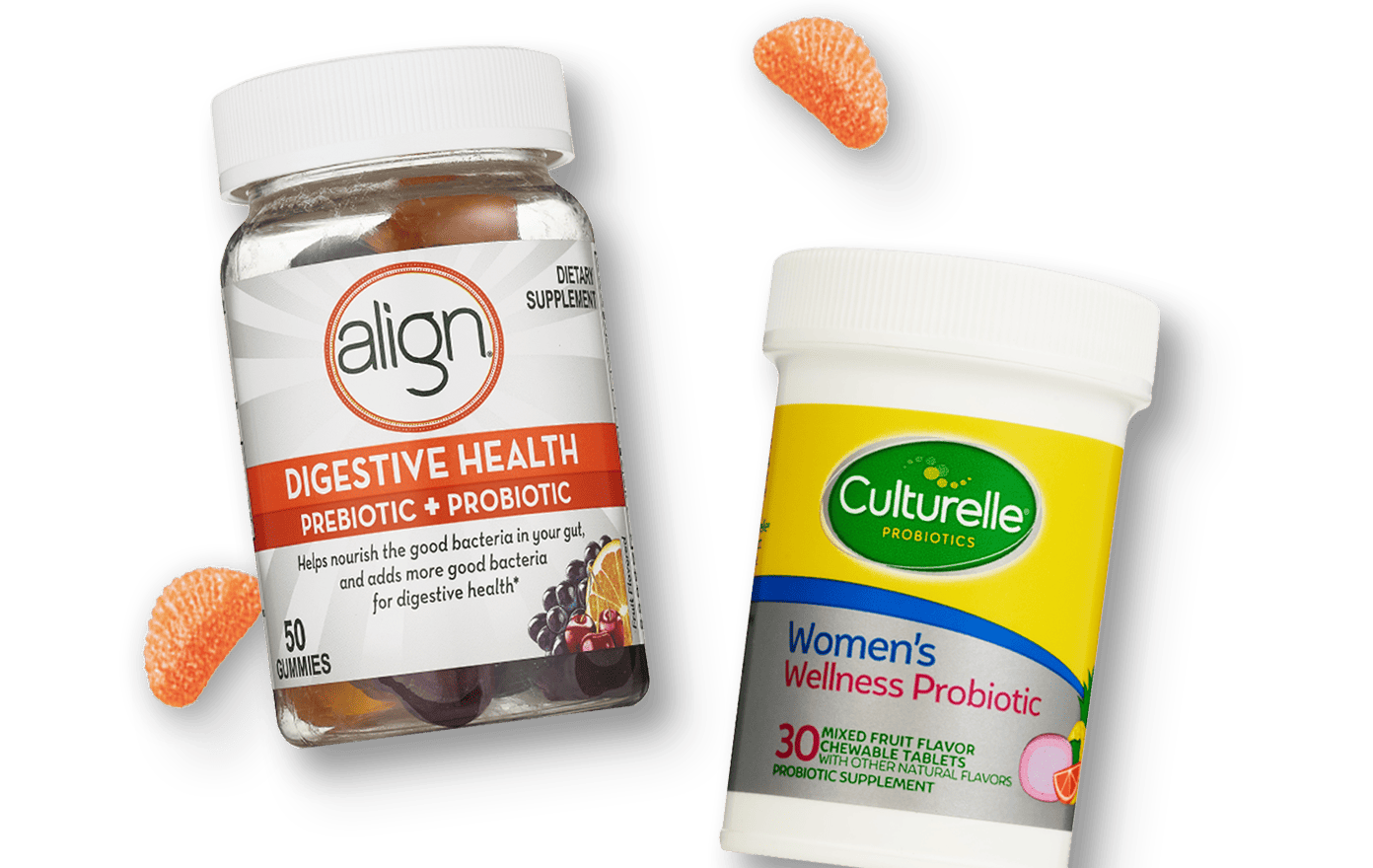 Probiotics, Align and Culturelle examples