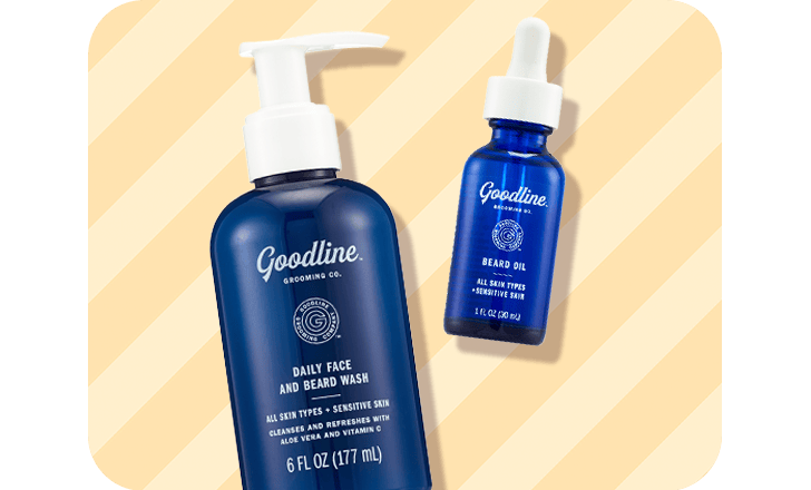 Goodline daily face and beard wash and beard oil