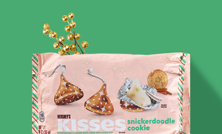 Hershey's snickerdoodle cookie Kisses