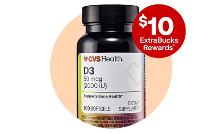 $10 ExtraBucks Rewards. CVS brand vitamins.